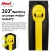 Ištraukiamas pavadėlis Flexi New NEON 5 m - juostinis pavadėlis, mažiems šunims iki 15 kg, juoda/geltona