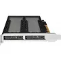 Mobilusis saugojimo stovas RAIDSONIC ToughArmor MB842MP-B — 2 nuimami lizdai M.2 NVMe diskams, PCIe 4.0 x16