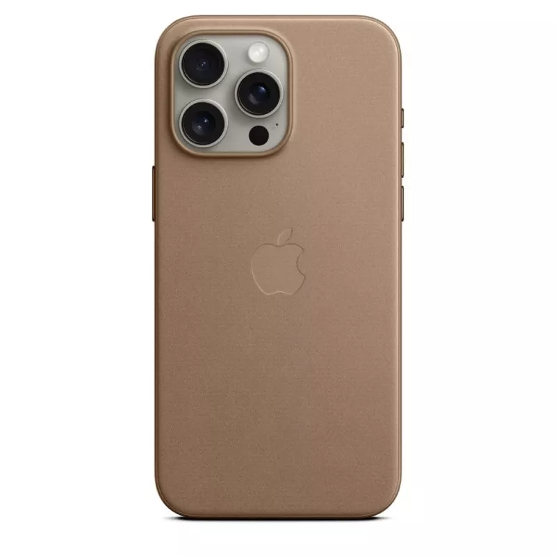 Apple iPhone 15 Pro Max FineWoven dėklas su MagSafe – taupe