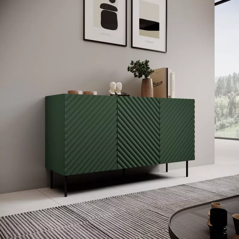 3D2SZ ONDA komoda 150x45xH85 žalias