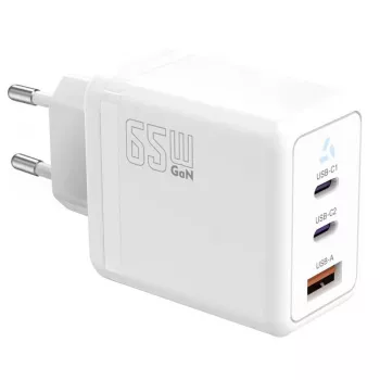 Kroviklis TB AZTBXUL3USB65WW — 65W USB-C Power Delivery su 2 prievadais (1x USB-C, 1x USB-A)
