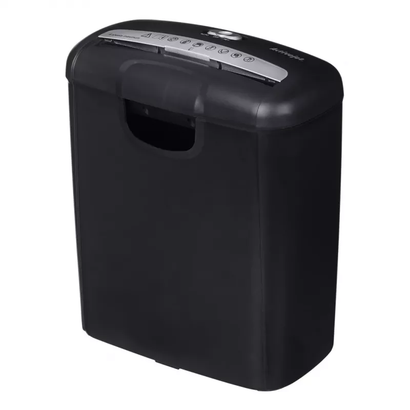 Activejet ASH-0601S smulkintuvas, P-2, 10 l, 6 mm juostelės, 6 lapai, juodas.