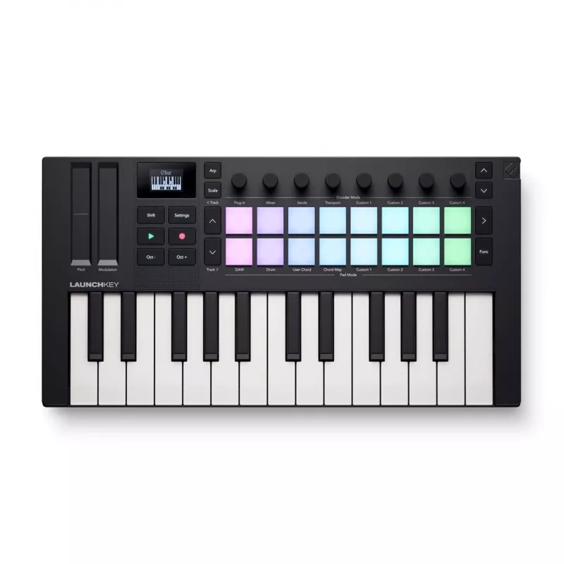 Novation Launchkey Mini 25 MK4 - MIDI klaviatūra 25 klavišai