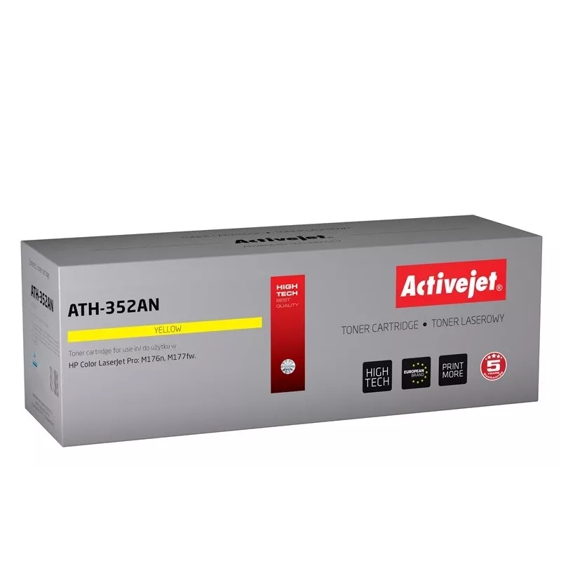 Activejet ATH-352AN Toneris (pakaitalas HP 205A CF352A; Supreme; 1100 puslapių; geltonas)