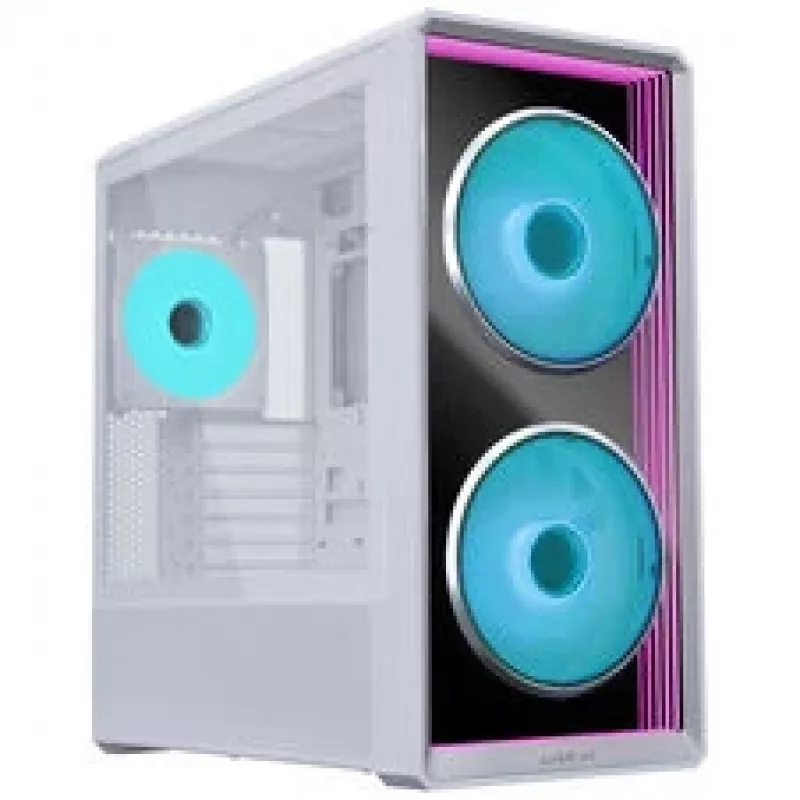 Lian Li LANCOOL 217 INF PC-Enclosure Bundle + HydroShift II LCD-S 360TL AIO + 3x UNI FAN SL-INF 120 Reverse Blade Fan - White