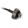 XSPC ARGB LED kamštis G1/4 5V 3 kontaktų, juodas/chromuotas