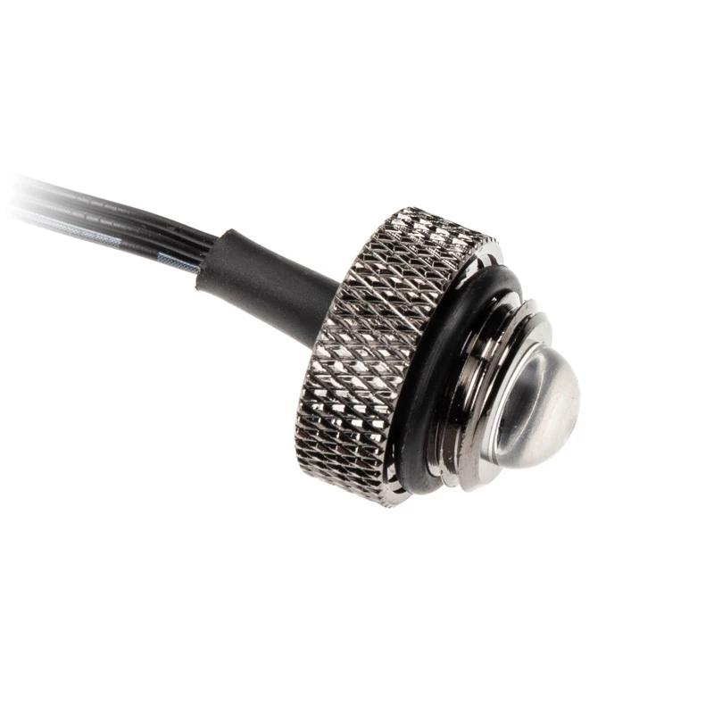 XSPC ARGB LED kamštis G1/4 5V 3 kontaktų, juodas/chromuotas