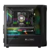 Kompiuterio korpusas Logic Concept Portos Mini ARGB Micro ATX juodas