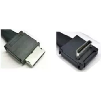 Intel OCuLink kabelių rinkinys AXXCBL700CVCR - vidinis SAS kabelis - 4i MiniLink SAS (SFF-8611) (M) tiesus į 4i MiniLink SAS (SFF-8611) (M) stačiu kampu - 70 cm (AXXCBL700CVCR)