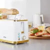 Mini krosnelė Petra PT5032WVDE 2 riekių, kompaktiška 2 lizdų elektrinė mini krosnelė