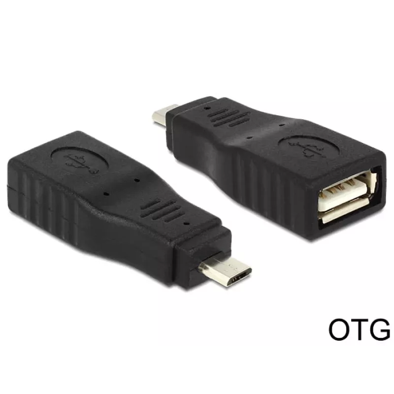 jungčių adapteris Micro USB2.0-B į USB2.0-A DeLOCK 65549