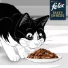 FELIX Skanūs plėšytos mėsos gabalėliai su jautiena ir vištiena - 4x 80g