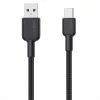 USB A į USB C laidas Aukey CB-NAC1, 1 m, pintas nailonas, USB PD 60W, USB 2.0