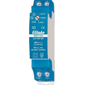 Sukamasis jungiklis Eltako 20000175, 1P, 230 V AC, 16 A, mėlynas, 18 mm pločio