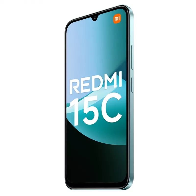 Išmanusis telefonas „Xiaomi Redmi 15C“ 6,9 colio, 4 GB RAM, 128 GB atminties, mėtų žalios spalvos, 6000 mAh, 50 MP galinė kamera, Helio G81-Ultra