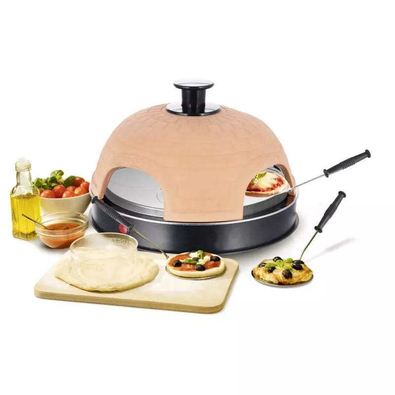 Picų keptuvas Emerio PO-115985 4 picoms 900 W juoda oranžinė