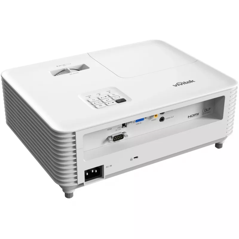Trumpojo nuotolio projektorius Vivitek DX335ST — 3200 ANSI liumenų, WXGA 1280×800, projekcijos santykis 0,52:1, 16 W garsiakalbis, HDMI 2.0