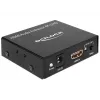 HDMI stereo / 5.1 kanalų garso išskyriklis 4K, adapteris juodas