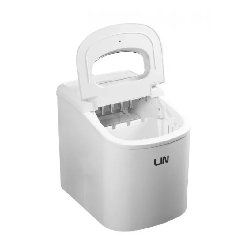 Nešiojamasis ledo kubelių gaminimo aparatas LIN ICE PRO-W12 baltas