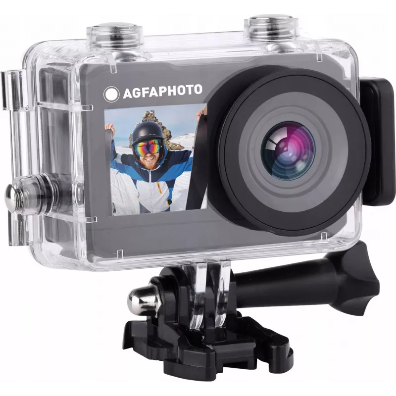 AgfaPhoto Action Cam veiksmo sporto kamera 16 MP 2K Ultra HD CMOS Wi-Fi 58 g (AC7000BK)
