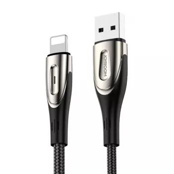 USB laidas Joyroom S-M411 Lightning 2.4A 3 m juodas — Lightning į USB įkrovimo/duomenų laidas