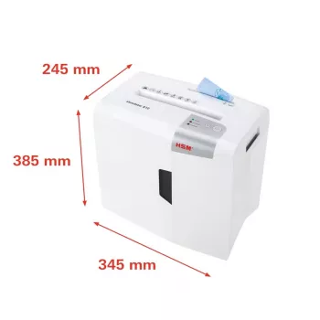 HSM shredstar S10 dokumentų smulkintuvas, 6 mm + atskiras CD pjovimo mechanizmas