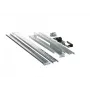 Stovo tvirtinimo komplektas EVER UPS, modelis W/OP-ZA00-0002/00, reguliuojamas 800–1200 mm bėgių atstumas, sidabrinis