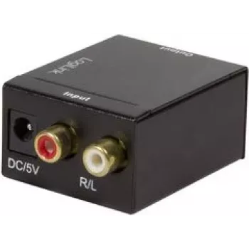 LogiLink CA0102 Toslink / RCA garso adapteris juodas