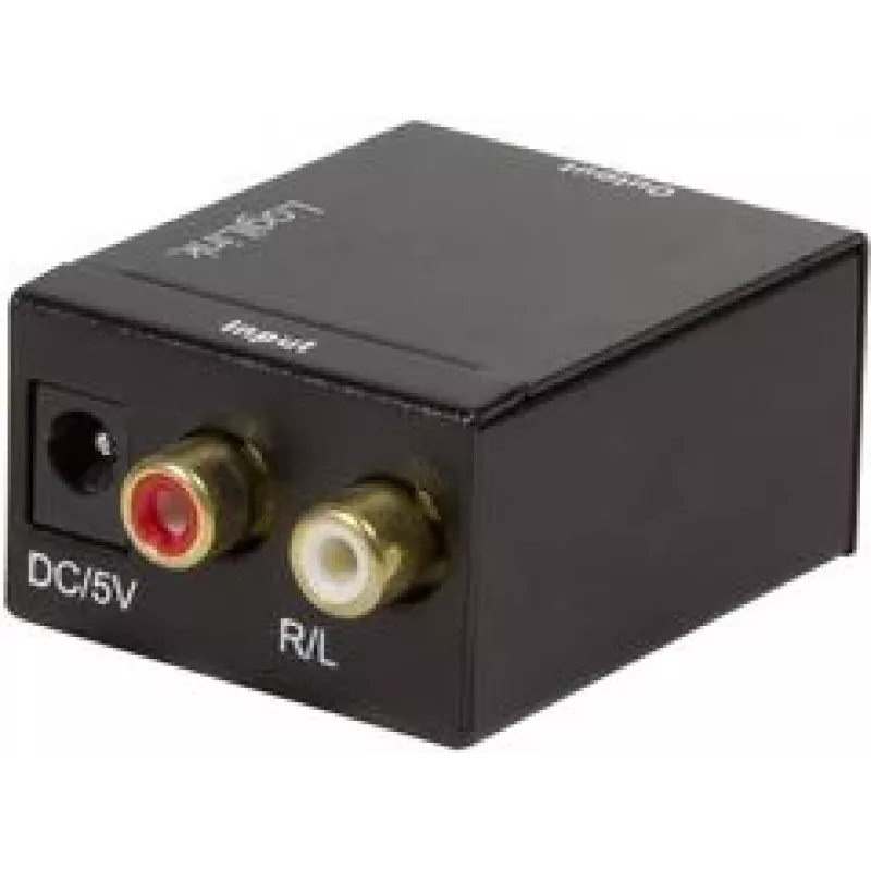LogiLink CA0102 Toslink / RCA garso adapteris juodas