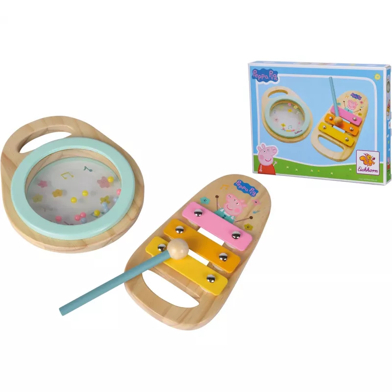 Peppa Pig medinis muzikos rinkinys, muzikinis žaislas 2 dalių