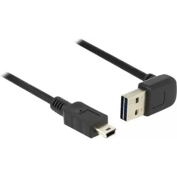 USB laidas DeLOCK 85184 USB 2.0 0,5 m USB A Mini-USB B juodas
