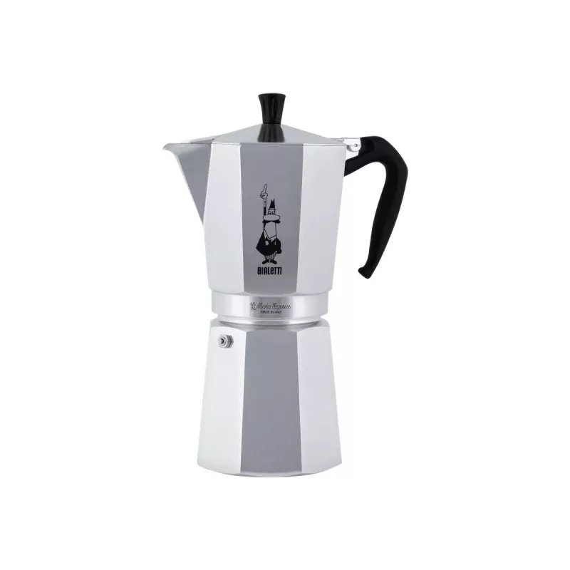 Bialetti Moka Express - sidabrinis - aliuminis - 18 puodelių