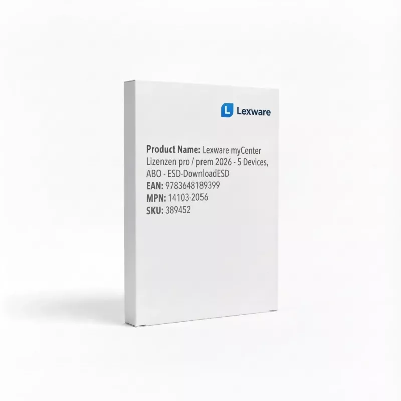 Lexware myCenter 2026 pro/prem Finansinė analizė 5 licencijos