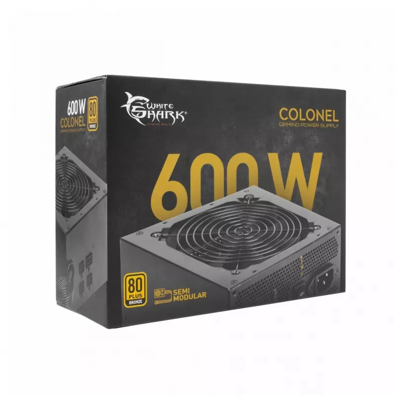 Maitinimo blokas White Shark Colonel 600 W