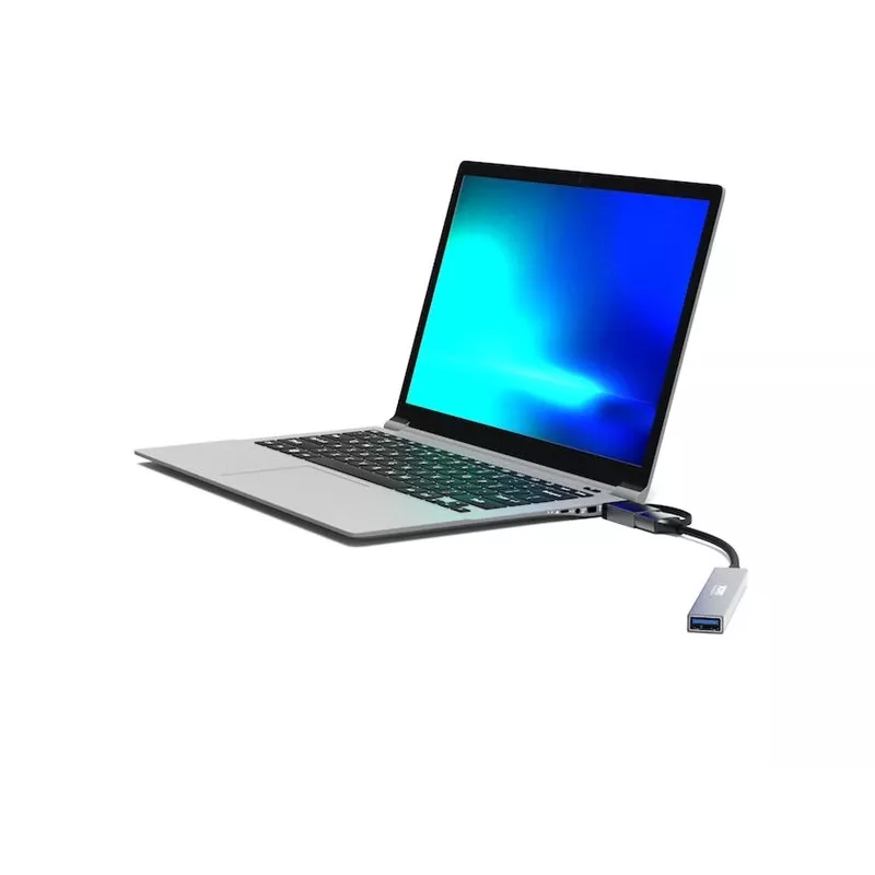 PORT CONNECT | HUB USB-C/USB-A 4 prievadai USB-A 3.0 5Gbps | 900160