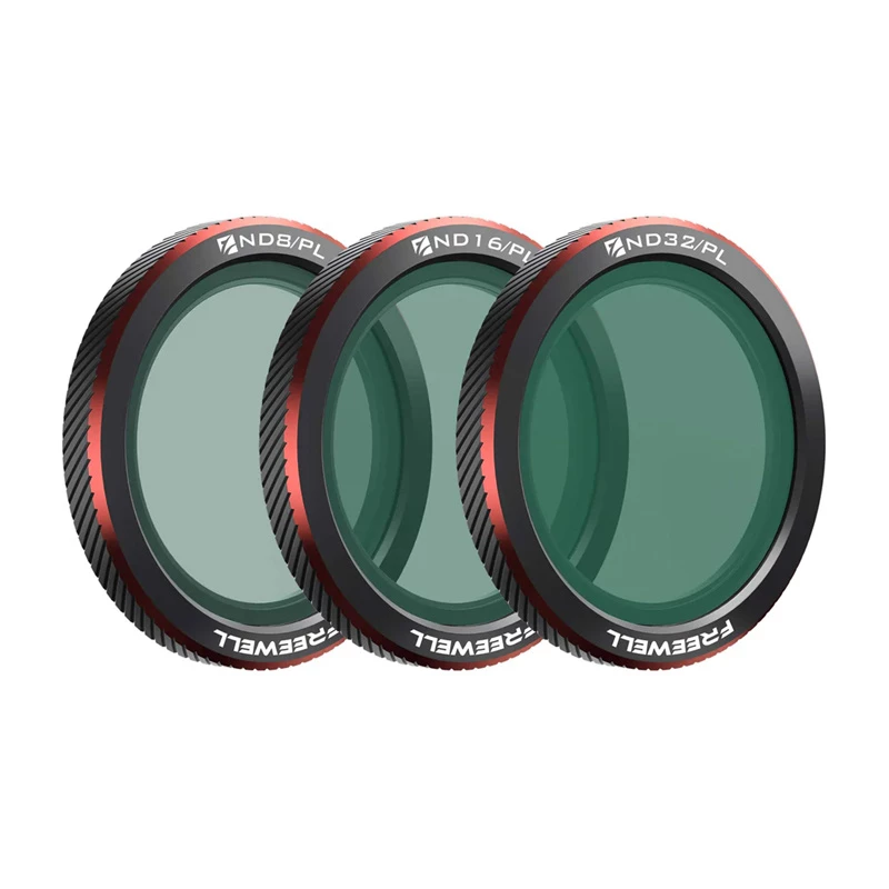 Freewell Magnetic ND/PL NEO 2 „Bright Day“ filtrų rinkinys — 3 dalių magnetinis neutralaus tankio ir poliarizacijos rinkinys