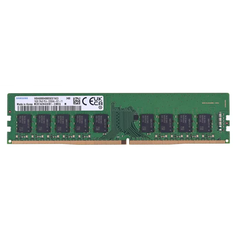 Samsung M391A2K43DB1-CWE atminties modulis 16 GB 1 x 16 GB DDR4 288 kontaktų DIMM ECC
