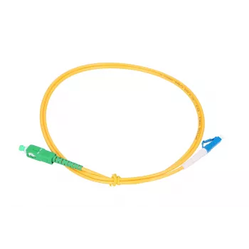 Patchcord Extralink SC/APC į LC/UPC Vienmodis G.652D 3mm Simplex 1m