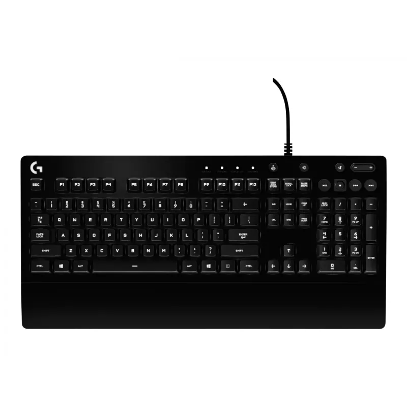 Žaidimų klaviatūra Logitech G G213 Prodigy RGB LED pilno dydžio laidinė