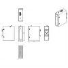 DC-DC keitiklis ALLNET ALL-B101 12–24VDC į 48–54VDC, iki 200W