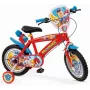 Vaikiškas dviratis 14 Paw Patrol raudonas 1478 berniukui NAUJAS TOIMSA