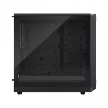 Fractal Design Focus 2 RGB grūdinto stiklo vidutinio bokšto ATX kompiuterio korpusas – juodas