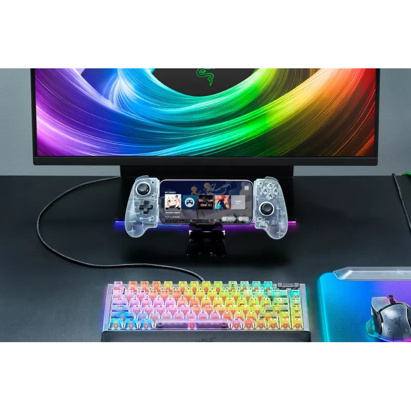 Razer Kishi V3 - Phantom White Ed. USB žaidimų pultelis Analoginis Android, iOS