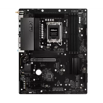 Pagrindinė plokštė ASRock Z890 Pro-A WiFi — Intel Z890, LGA 1851, ATX, DDR5, 4x DIMM, 256GB, Wi‑Fi 6E, 2.5Gb LAN