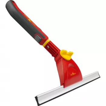 Langų valytuvo galvutė su rankena Sourcing WOLF GARTEN ZM 015 35 cm FW‑M — 35 cm guminė juostelė, integruotas rankenos laikiklis