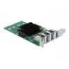 DeLOCK PCI Express x4 kortelė su 4 išoriniais USB 3.0 Quad Channel - žemo profilio forma