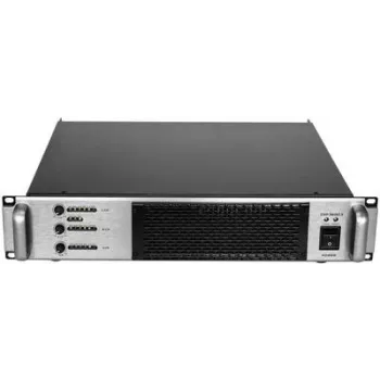 PA stiprintuvas Omnitronic A-3603 – 800 W RMS per kanalą, esant 4 Ω apkrovai