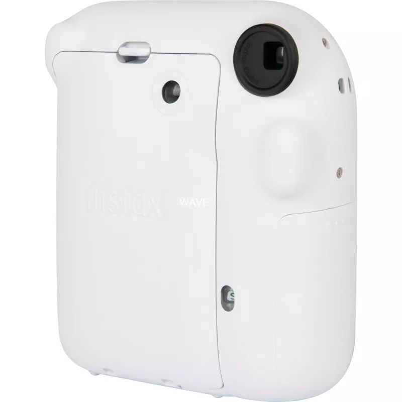 Momentinė kamera Fujifilm Instax Mini 12 White — 86×54 mm atspaudai, 60 mm židinio nuotolis, AA baterija