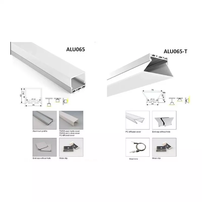 Synergy 21 ALU065-T profilis (S21-LED-PR20183)