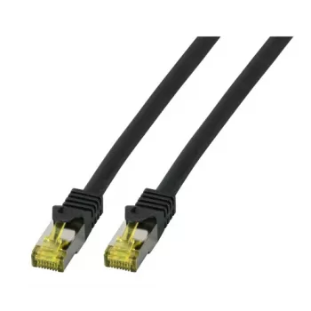 EFB-Elektronik RJ45 komutacinis kabelis Cat.6A S/FTP LSZH Cat.7 neapdorotas kabelis juodas 5 m Gamintojas: EFB Elektronik (MK7001.5B)